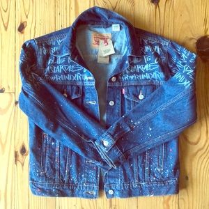 One of a kind handmaidens tale Levi’s jacket